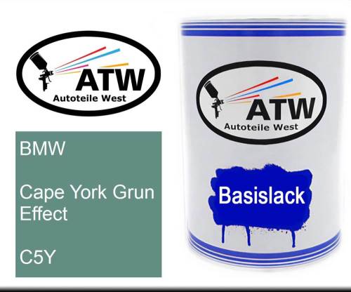 BMW, Cape York Grun Effect, C5Y: 500ml Lackdose, von ATW Autoteile West.